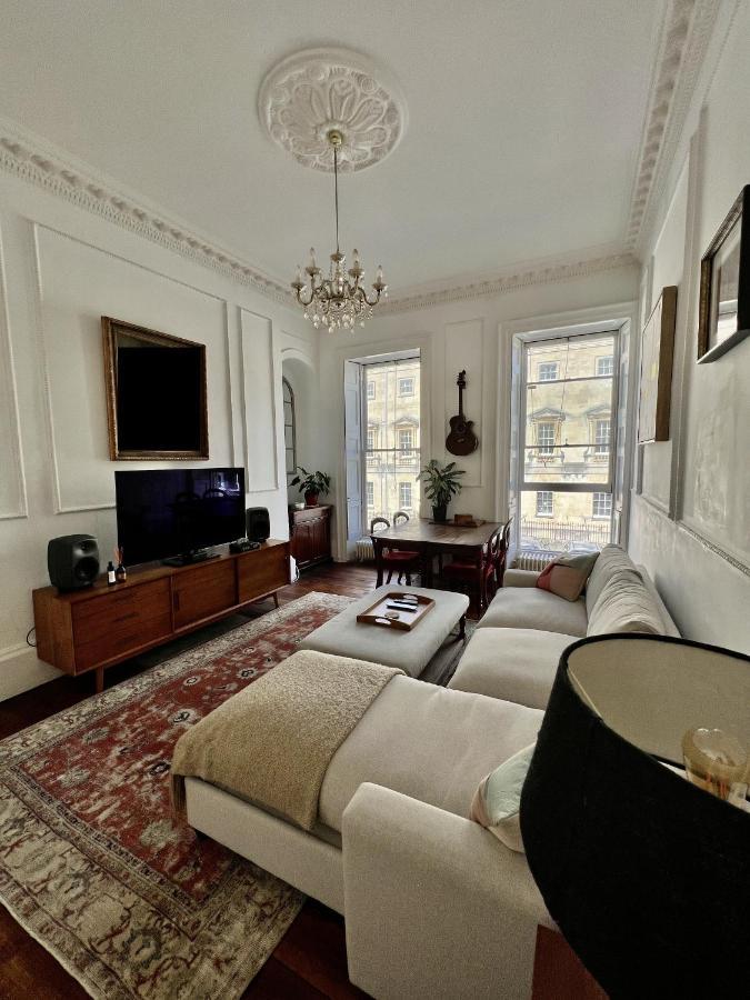 Stunning Georgian Central Bath Home Bagian luar foto
